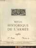 Revue historique de l'Armée - N°4 17e année 1961 - Numéro spécial - Sud-Ouest Atlantique - Lettre préface de M. Chaban-Delmas - Page liminaire de M. ...