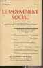 Le mouvement social - N°51 Avril juin 1965 - La première internationale : La Charte de l'internationale - Sur l'histoire de la 1re internationale - ...