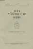 Acta Apostolicae Sedie - An. et vol. CXI - 2 augusti 2019 - n°8 - Acta Francisci PP. - Litterae decretales - Quibus beato Ansgario Arnolfo Romeo ...