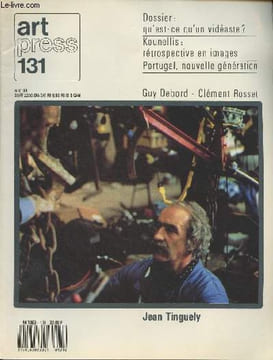 Art Press n°148 Déc. 1988 - Laszlo Moholy-Nagy la grande roue - Jannis Kounellis constructeur de l'imaginaire - Jean Tinguely farces et attrapes - ...