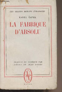 "La fabrique d'absolu - ""Les grands romans étrangers"""