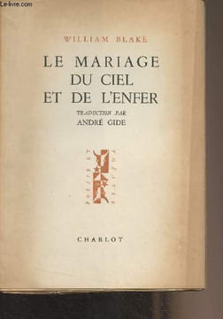 "Le mariage du ciel et de l'enfer - ""Poésie et théâtre""". Blake William