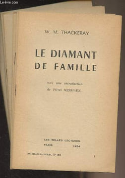 "Le diamant de famille - ""Les belles lectures"" n°263". Thackeray W.M.