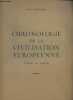 Chronologie de la civilisation européenne (1500-1950). Ramseyer Fortuné