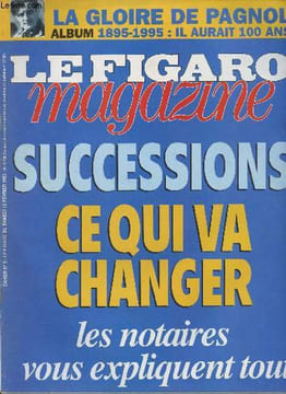 Le Figaro Magazine - n°15708 du samedi 18 fév. 1995 - cahier n°3 - Edouard balladur, c'est une méthode en campagne - Pagnol : c'est le plus vivant de ...