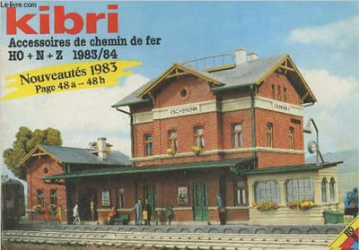 Kibri, accessoires de chemin de fer HO + N + Z 1983/84