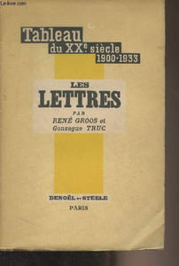 "Les lettres - ""Tableau du XXe siècle 1900-1933"" - IV"