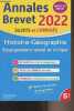 Annales Brevet 2022, sujets et corrigés - Historie-géographie, enseignement moral et civique. Saïsse Christophe