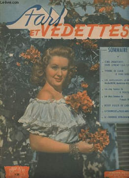 Stars et Vedettes n°26 - Le courrier du corps - Cinq chanteuses vous livrent leur secret - Yvonne de Carlo le beau corsaire - Les enlèvements célèbres ...