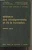 Tableaux des enseignements et de la formation - Edition 1977 - Ministère de l'éducation, secrétariat d'état aux universités. Collectif