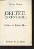 Delteil inventaire (Bibliographie de l'oeuvre de Joseph Delteil et de ses alentours). Briatte Robert