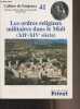 Cahiers de Fanjeaux n°41 : Les ordres religieux militaires dans le Midi (XIIe-XIVe siècle). Collectif