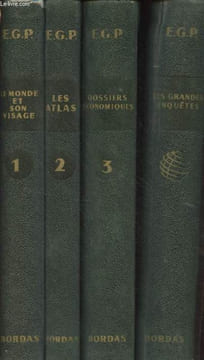 Encyclopédie Géographique Permanente : Le monde est son visage, 4 volumes. Collectif