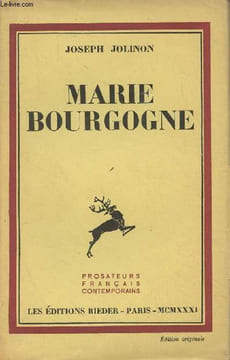 Marie Bourgogne (Edition originale). Jolinon Joseph
