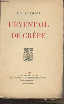 L'éventail de crêpe. Jaloux Edmond