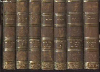 "France - Dictionnaire encyclopédique - ""L'Univers, histoire et descriptions de tous les peuples"" - 10 tomes -1/ A - AZ - 2/ B - BIG - 3/ BIL - CAI - 4/ CAI - CHA - 5/ CHA - CON - 6/ CON - DYN - 7/ E - FES - 8/ F - GOD - 9/ GOD - LUZ - 10/ L - MON"