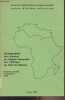 Bibliographie des travaux en langue française sur l'Afrique au sud du Sahara (Sciences sociales et humaines) 1988. Collectif