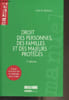 Droit des personnes, des familles et des majeurs prot&eacute;g&eacute;s - 7e &eacute;dition. Batteur Annick