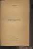 "Conjectures sur la population du duché d'Aquitaine en 1316 - ""Extrait de la Revue Le Moyen Age""". Renouard Y.