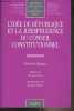 "L'idée de république et la jurisprudence du conseil constitutionnel - ""Bibliothèque constitutionnelle et de science politique"" Tome 117". Monera ...