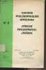 Cahiers philosophiques africains/African Philosophical Journal n°2 Juil. déc. 1972 - Le possible - The possible - Freewill : the linguistic ...