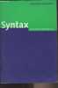 Syntax, A minimalist introduction. Radford Andrew