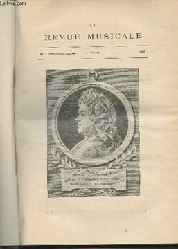 "La Revue Musicale - 5e année - N°1, 1er janv. 1905 - Table des matières de la 5e année - J.-B. Lulli (1633-1687) - Cours d'histoire générale de la ...
