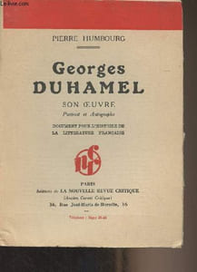 "Georges Duhamel - Son oeuvre, portrait et autographe, document pour l'histoire de la littérature française - "" Célébrités contemporaines"" n°7"