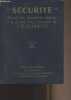 """S&eacute;curit&eacute;"" Recueil des dispositions relatives &agrave; la s&eacute;curit&eacute; dans l'utilisation de l'&eacute;lectricit&eacute;". Collectif
