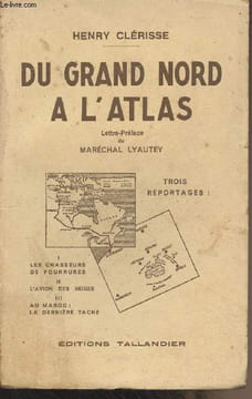 Du grand nord à l'atlas. Clérisse Henry