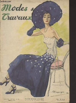 Modes et travaux - N°595 juil.1950 - 32e année - Couv. : une robe habillée de Carven - Un maillot Kestos et une robe de Fath - Utilisation des carrés ...