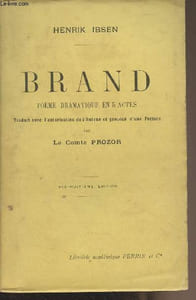 Brand, poème dramatique en 5 actes