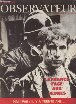 Le nouvel Observateur - N°1746 du 23 au 29 avril 1998 - Mai 1968, la fausse révolution qui a tout changé - Supplément en fac-similé - Les choses de la ...