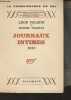 "Journaux intimes, 1910 - ""La connaissance de soi""". Tolstoï Léon/Tolstoï Sophie