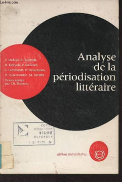 "Analyse de la périodisation littéraire - ""Encyclopédie universitaire""". Collectif