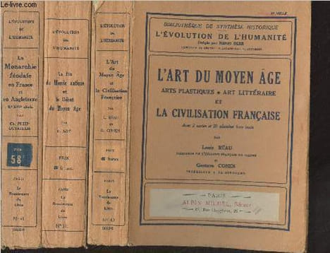 "Lot de 3 livres de la collection ""Bibliothèque de synthèse historique/L'évolution de l'humanité"": La fin du monde antique et le début du M-A - ...