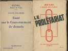 Lot de 2 livres : Faillite d'un régime, Essai sur le Gouvernement de demain - Le prolétariat. Henri, Comte de Paris.