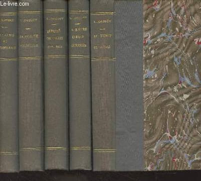 Lot de 5 livres : Au temps de Judas - L'entre deux guerres - Député de Paris, 1919-1924 - La police politique - Salons et journaux. Daudet Léon