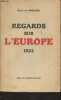 Regards sur l'Europe, 1932. Van Zeeland Paul