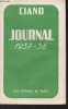 Journal, 1937-38. Ciano