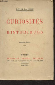 Curiosités historiques - 4e édition