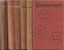 "Lot de 5 livres de la ""Bibliothèque Simenon"" : Vol. 1, 4, 7, 9 et 10 - L'ombre chinoise, La nuit du carrefour, La guinquette à deux sous, Le port ...
