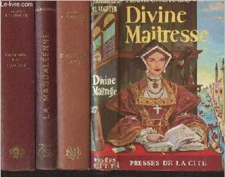 Lot de 4 livres : Divine Maîtresse - Docteur Land - La Magdaléenne - Non pas la mort, mais l'amour. Slaughter Frank G.