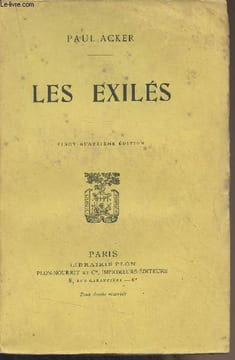 Les exilés - 24e édition. Acker Paul