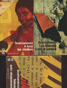 "Lot de 3 livres de la collection 10/18 : Les milanais tuent le samedi + Naïvents auto-stoppeuses + A tous les râteliers -- Série : ""Grands détectives"""