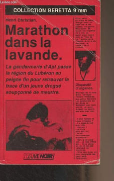 "Marathon dans la lavande - Collection ""Beretta 9 mm"" n°2". Christian Henri