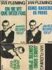 Lot de 3 livres James Bond - Bons baisers de Paris - On ne vit que deux fois - James Bond contre Dr No. Fleming Ian