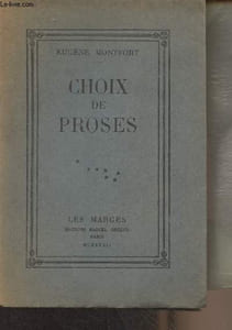 Choix de proses - Collection de la Petite Ourse