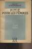 "Pitié pour les femmes - ""Lectures de Paris""". De Montherlant Henry