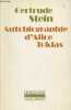 "Autobiograpie d'Alice Toklas - ""L'imaginaire"" N°53". Stein Gertrude